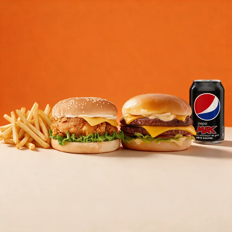 Menu Fillet Burger + Double Cheese