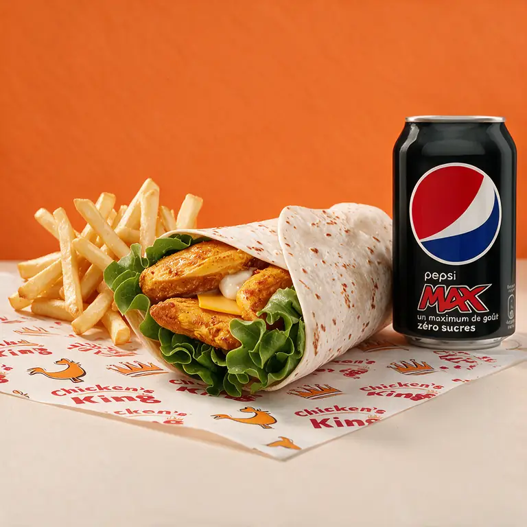Menu Curry Chick'n Wrap