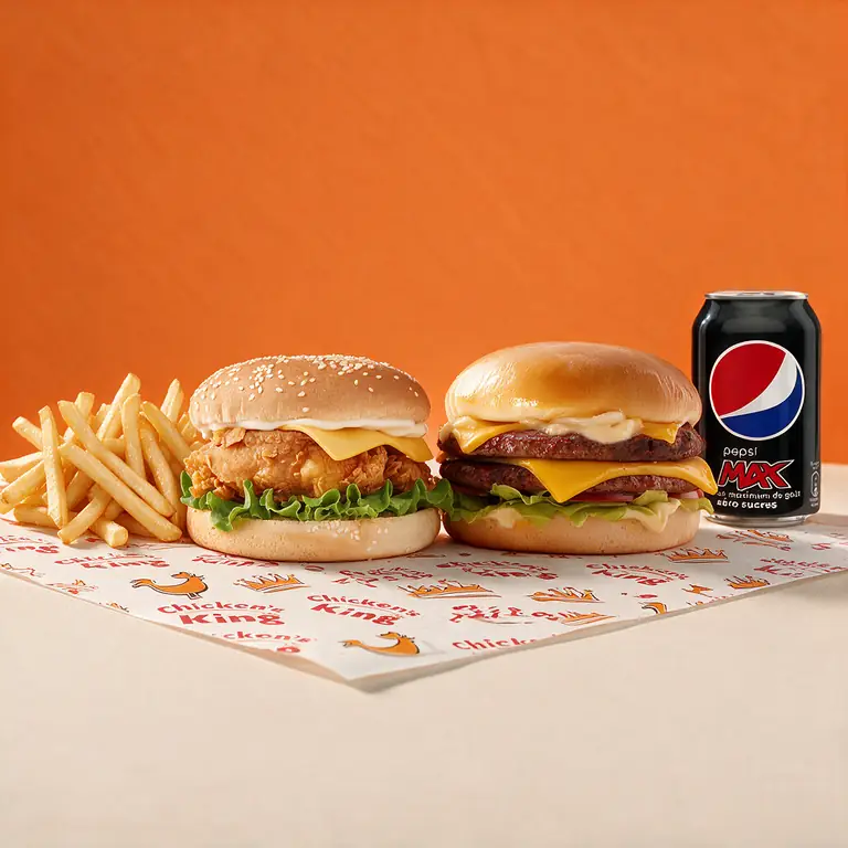 Menu Fillet Burger + Double Cheese