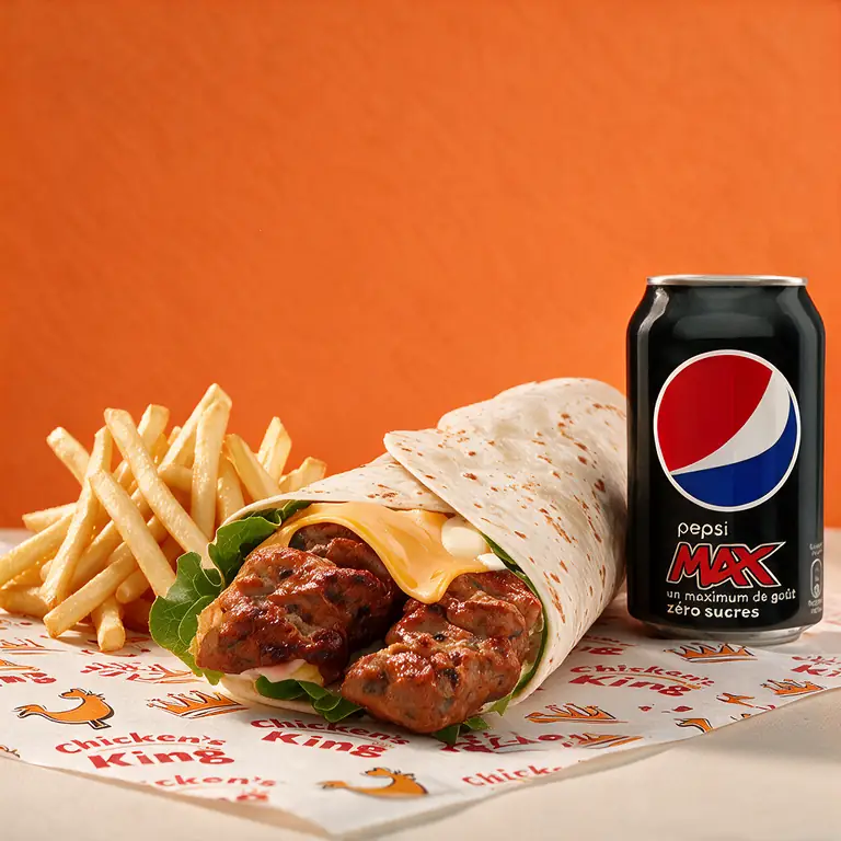 Menu Poulet Seekh Wrap