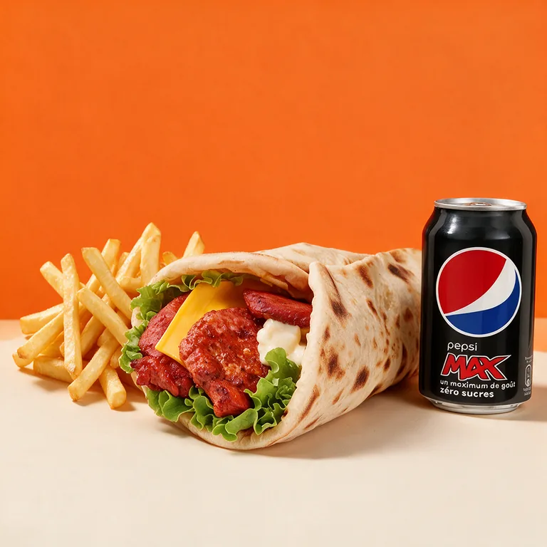 Menu Poulet Tikka (Naan)