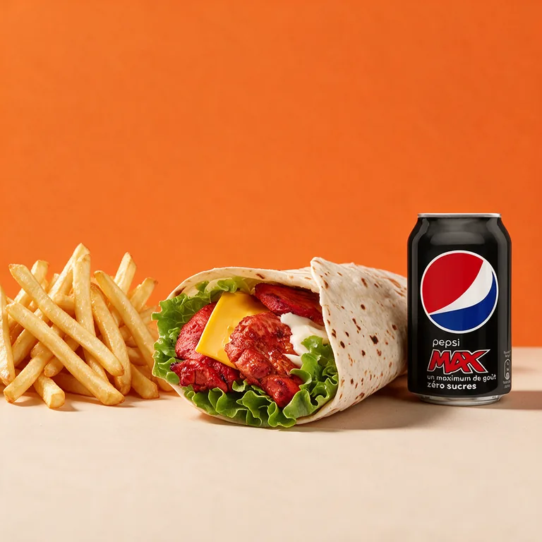 Menu Tikka Wrap