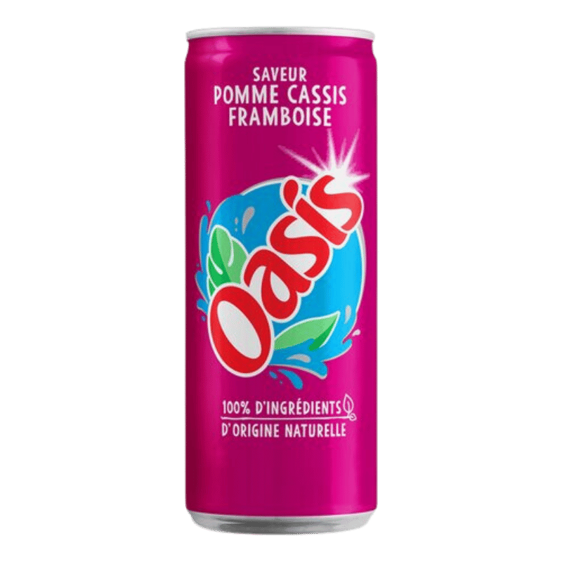 oasis framboise pomme cassis